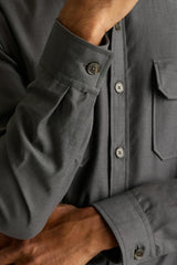 Garment-Dyed Utility Shirt