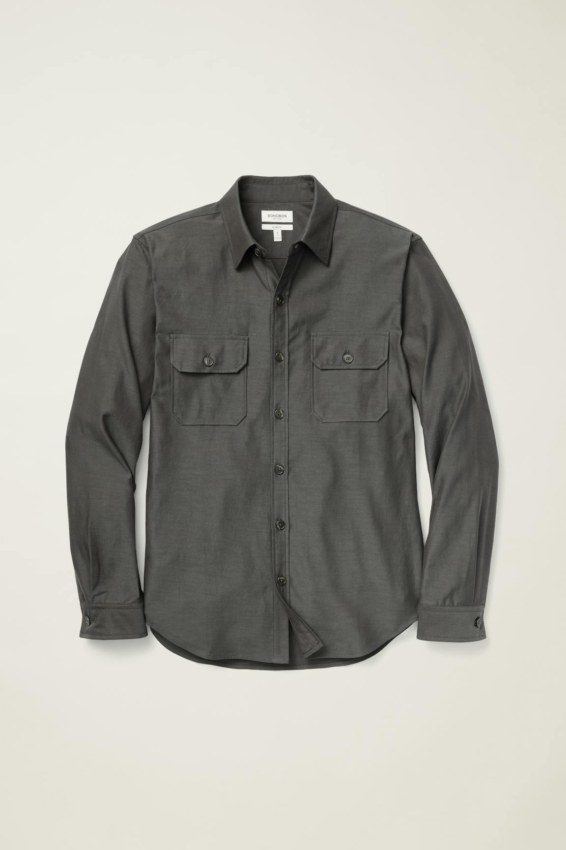 Garment-Dyed Utility Shirt
