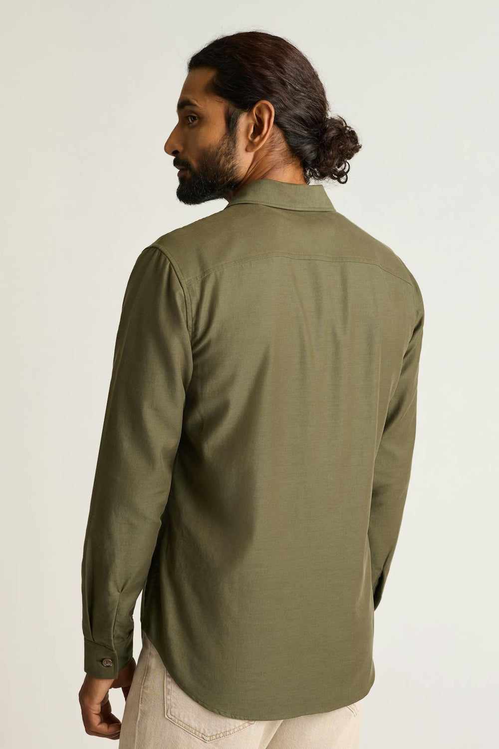 Garment-Dyed Utility Shirt