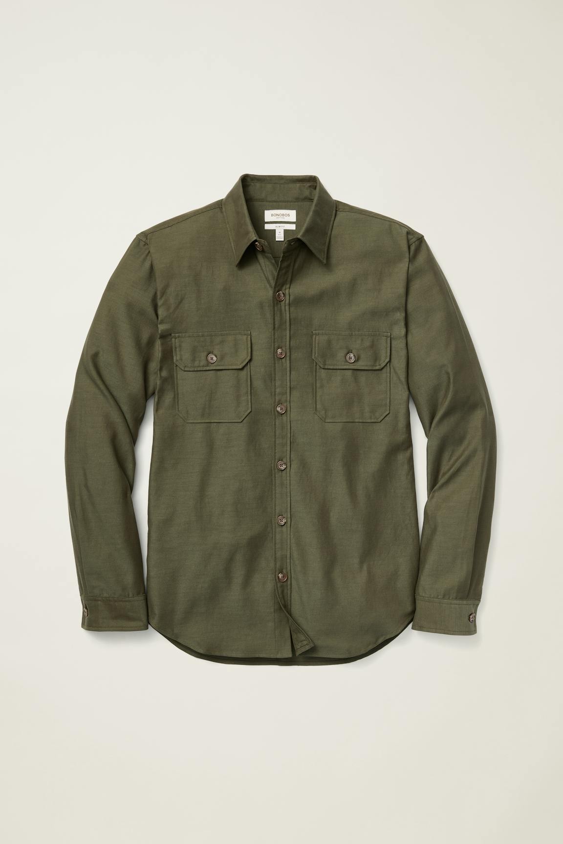 Garment-Dyed Utility Shirt