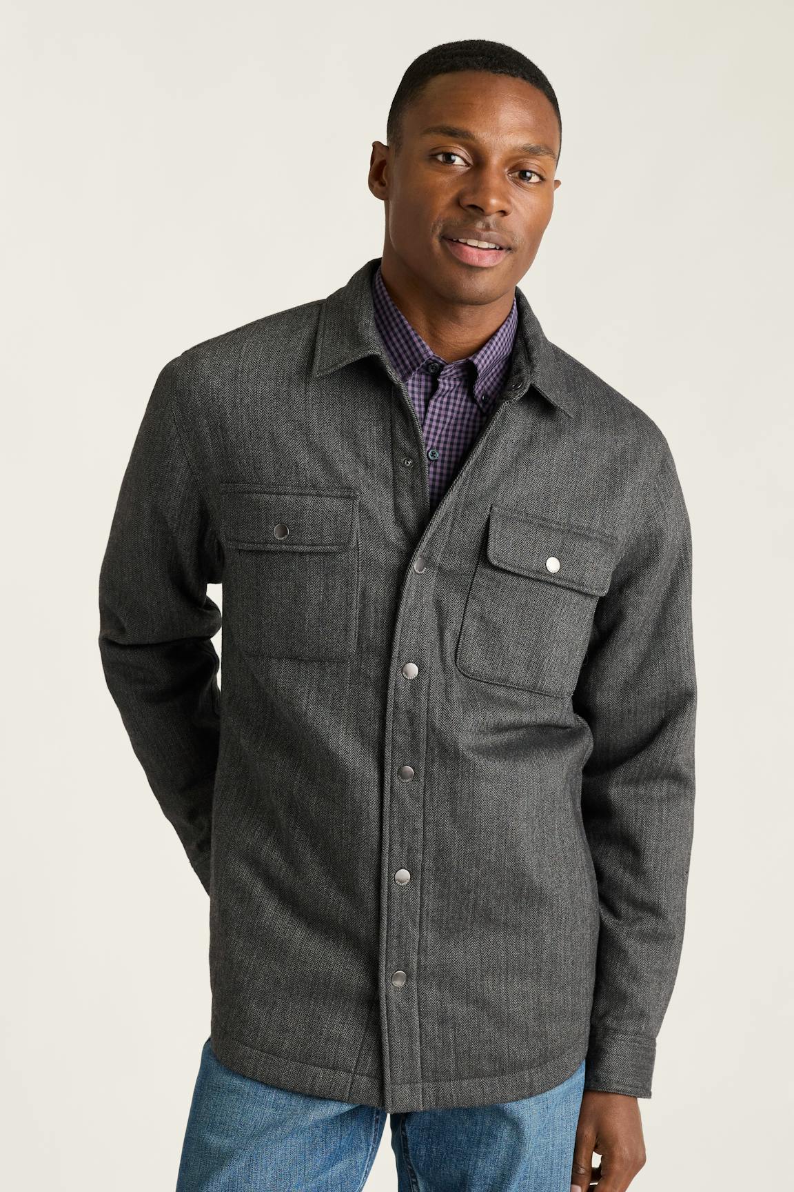 Italian Brushed Twill Shacket