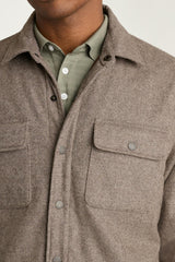 Italian Brushed Twill Shacket