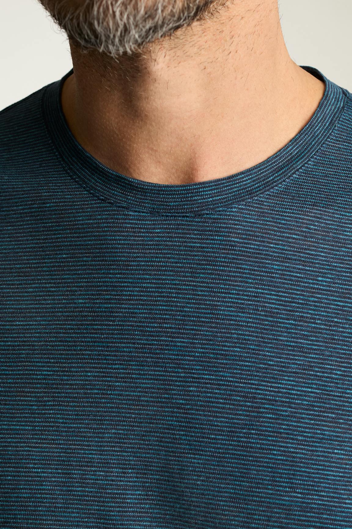 Linen Crew Neck Tee