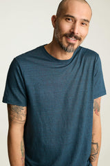 Linen Crew Neck Tee