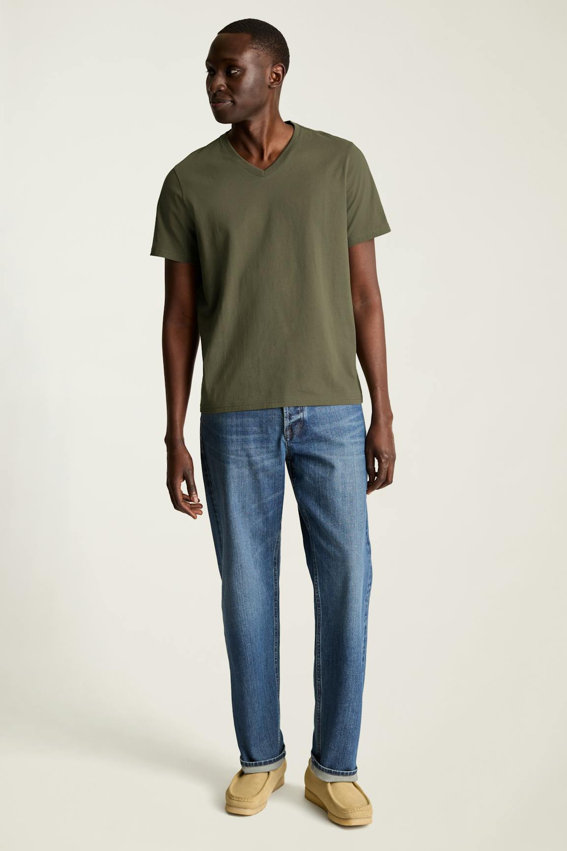 Forever Soft Cotton V-Neck Tee