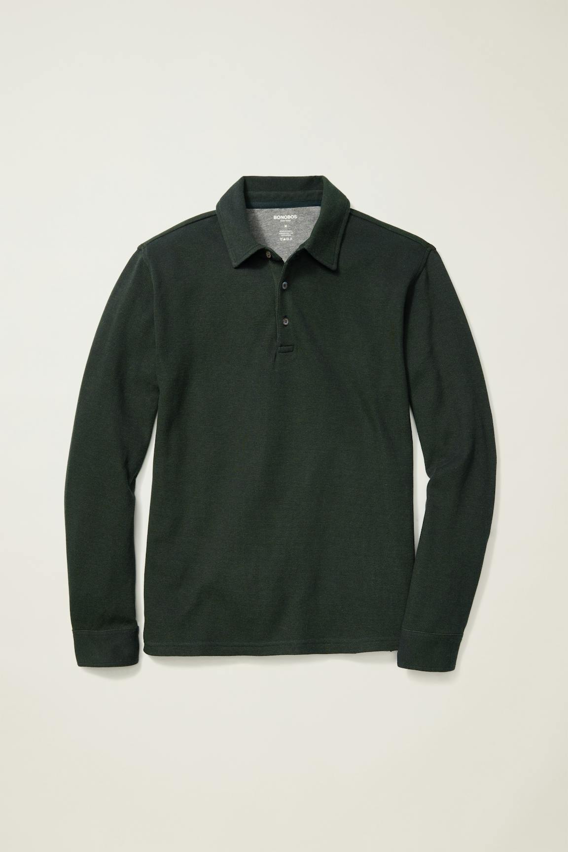 Refined Long Sleeve Polo