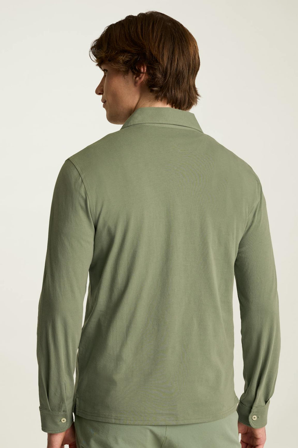 Organic Cotton Long Sleeve Polo