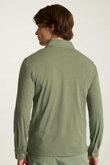 Organic Cotton Long Sleeve Polo