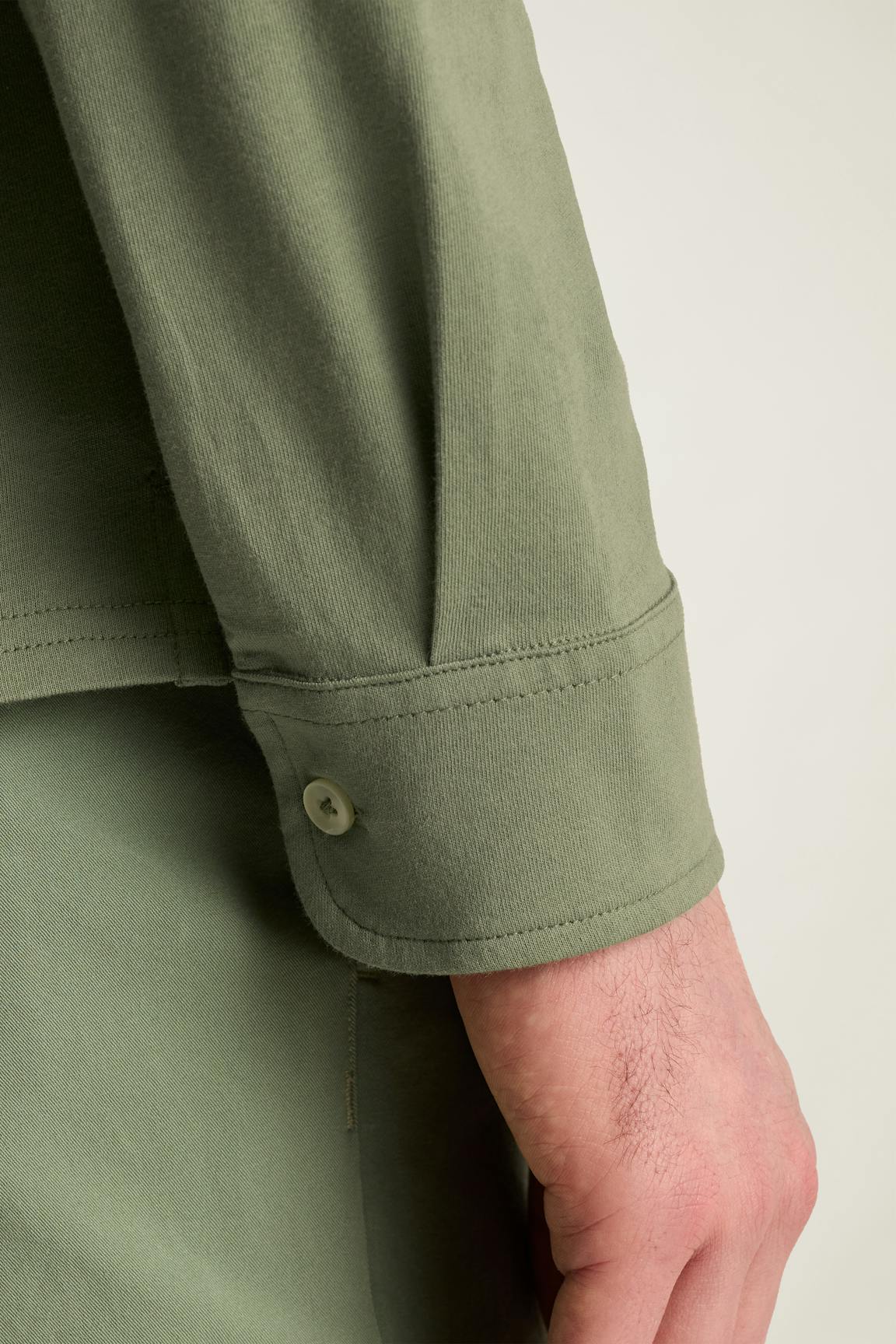 Organic Cotton Long Sleeve Polo