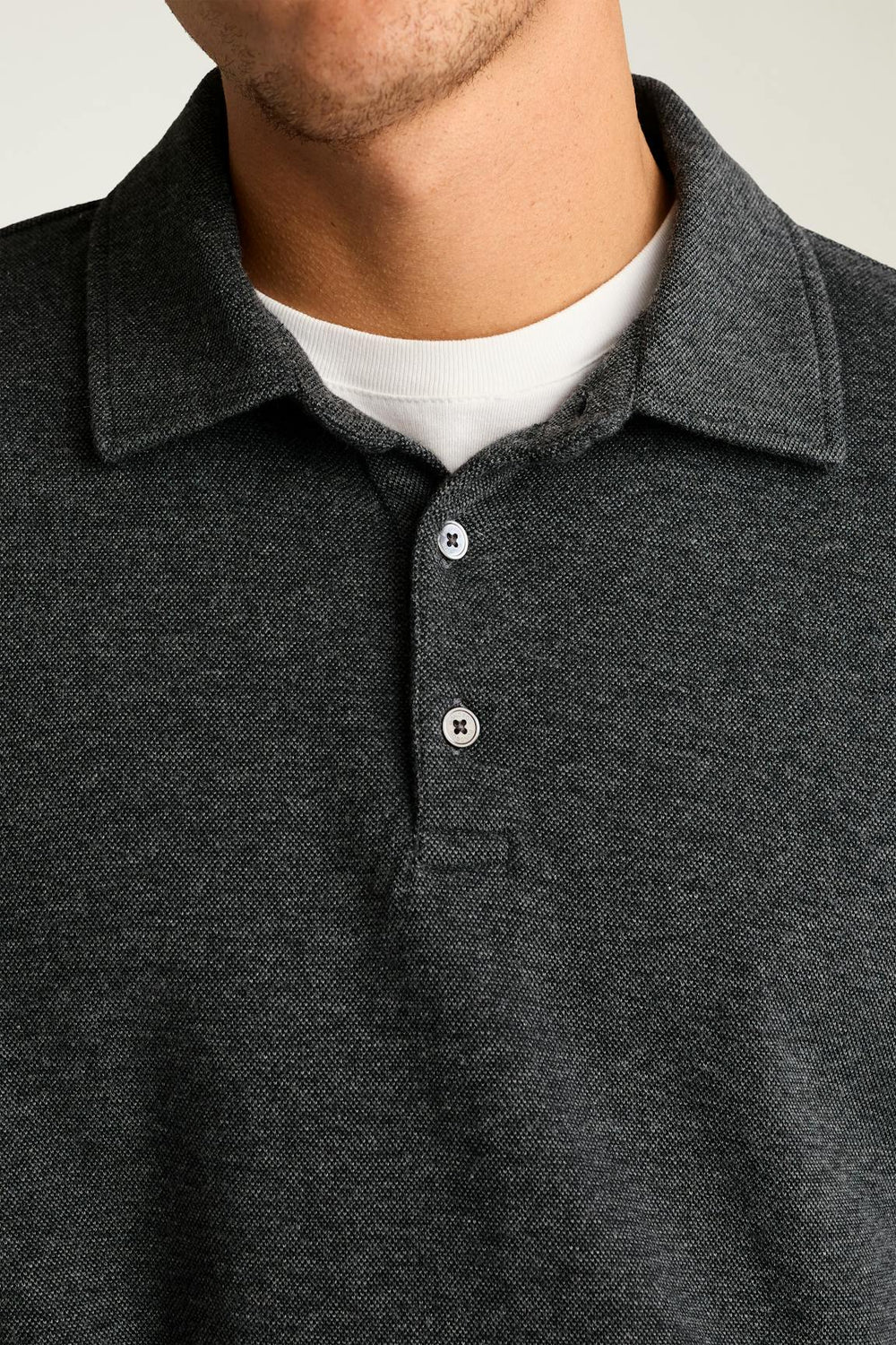 Refined Long Sleeve Polo