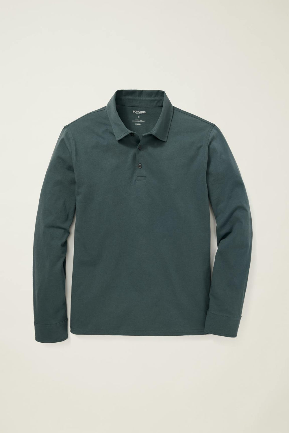 Organic Cotton Long Sleeve Polo