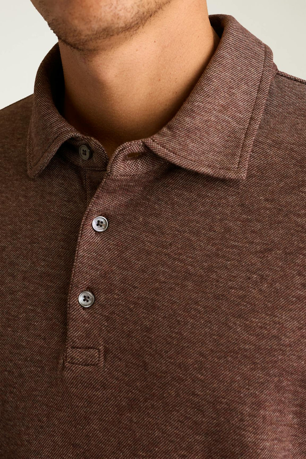 Refined Long Sleeve Polo