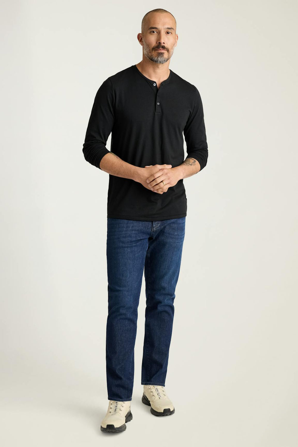 Pima Performance Long Sleeve Henley