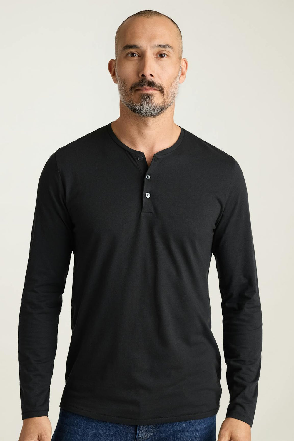 Pima Performance Long Sleeve Henley