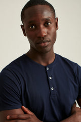 Pima Performance Short Sleeve Henley