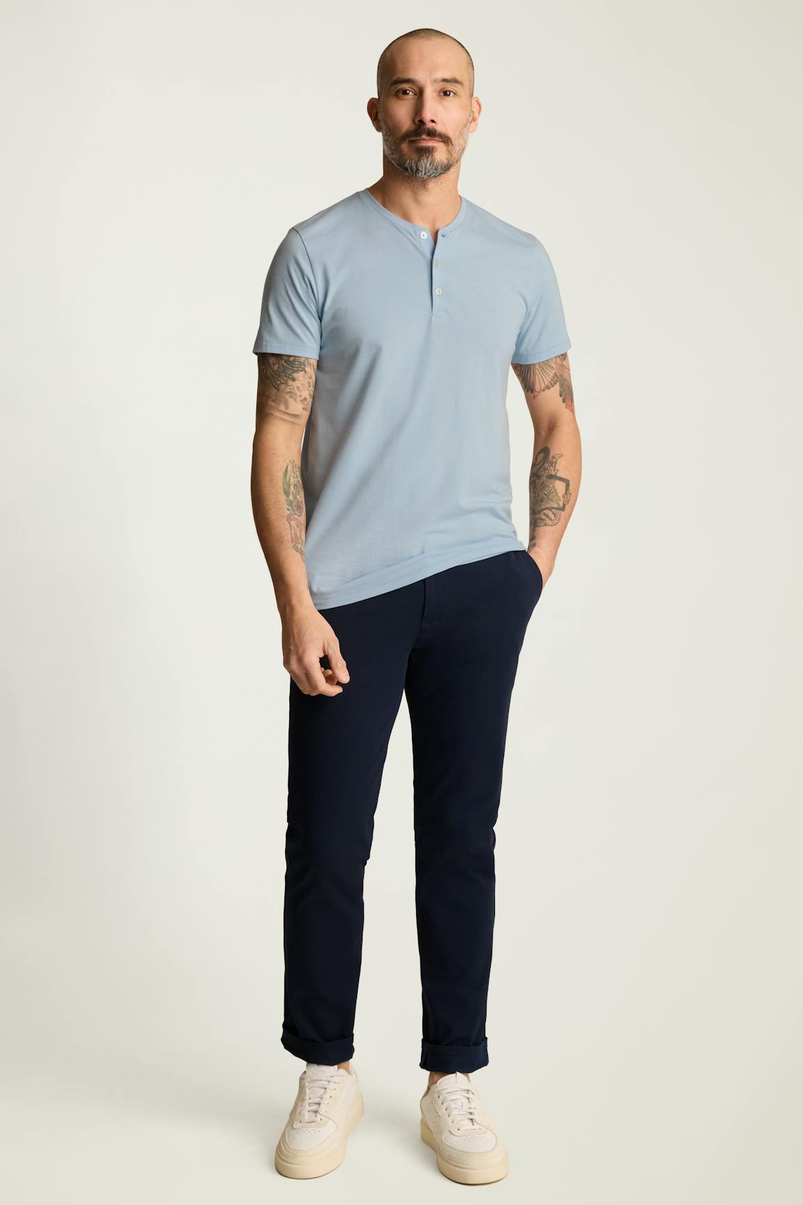 Pima Performance Short Sleeve Henley