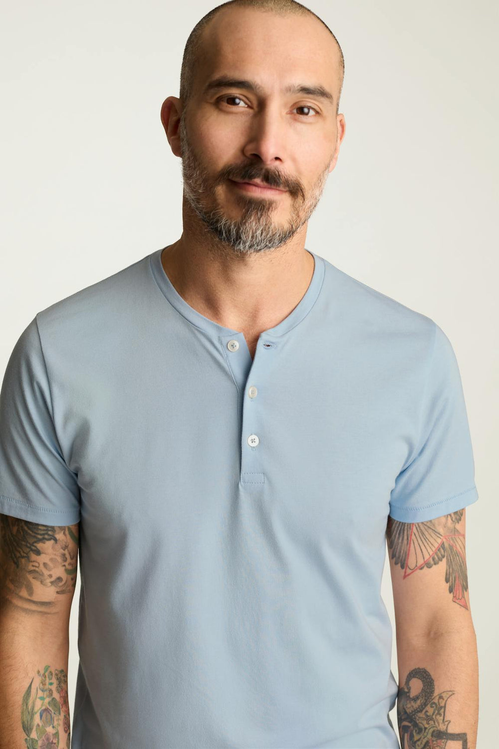 Pima Performance Short Sleeve Henley