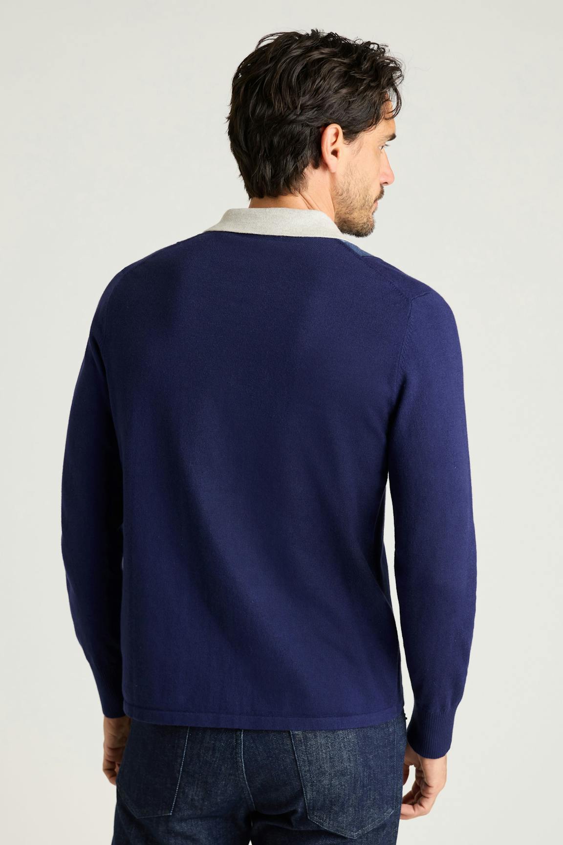 Hudson Long Sleeve Sweater Polo
