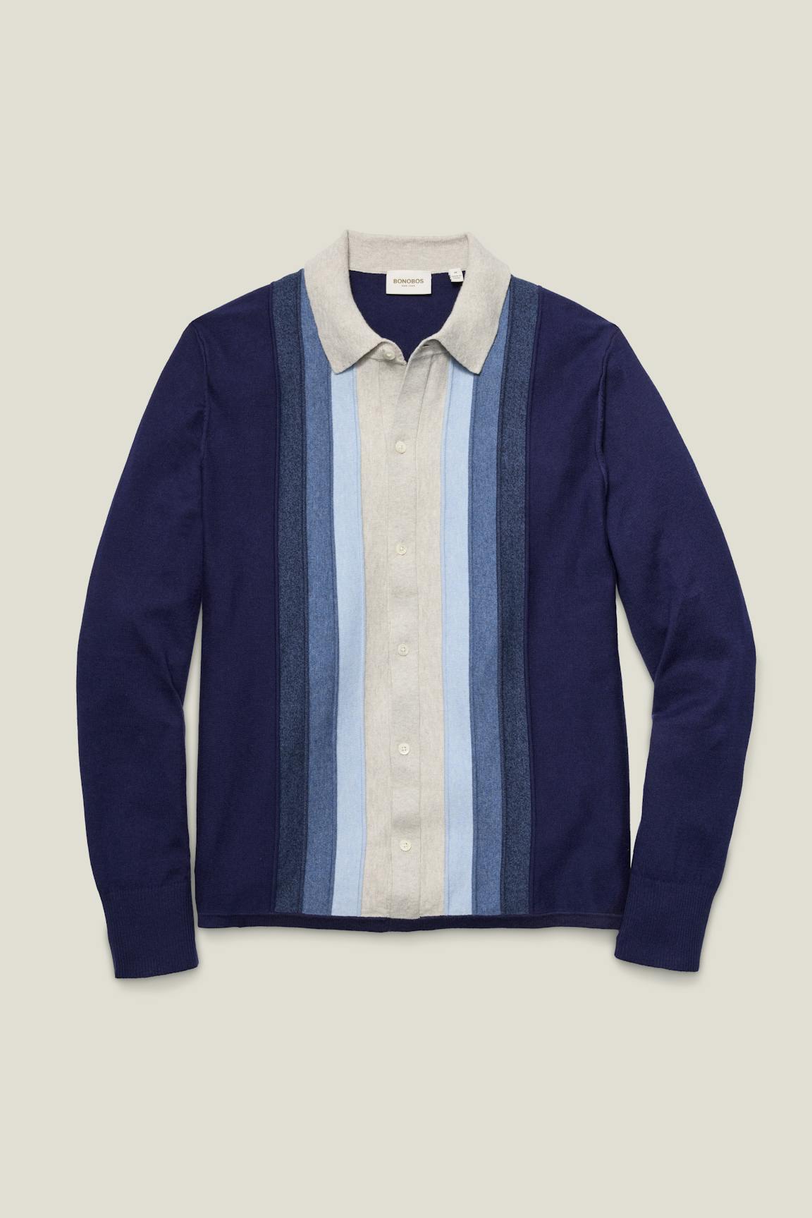 Hudson Long Sleeve Sweater Polo