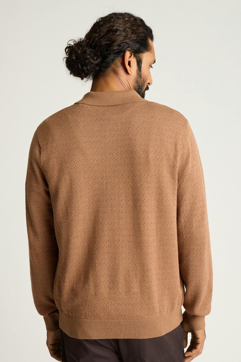 Hudson Long Sleeve Sweater Polo