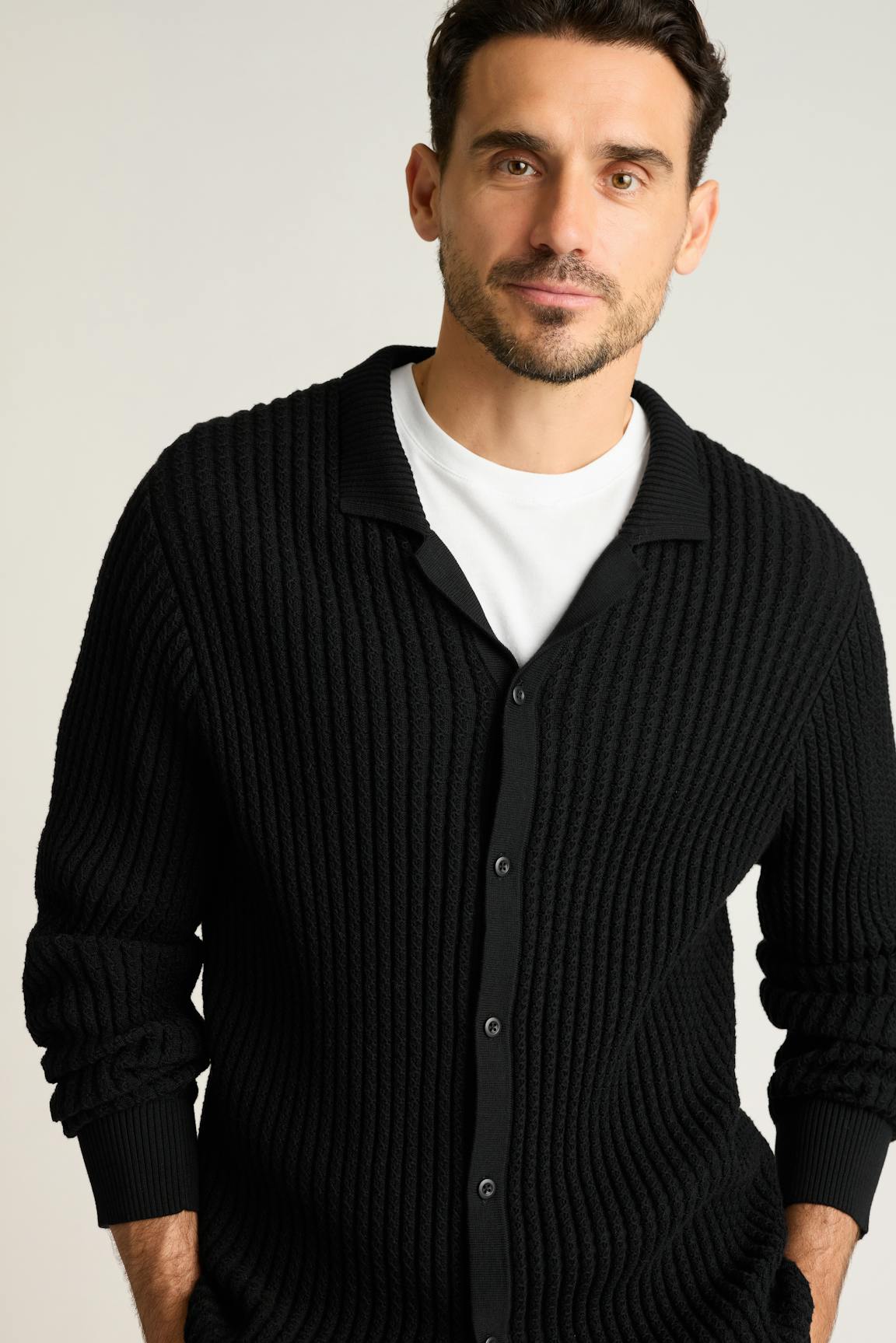 Hudson Long Sleeve Sweater Polo