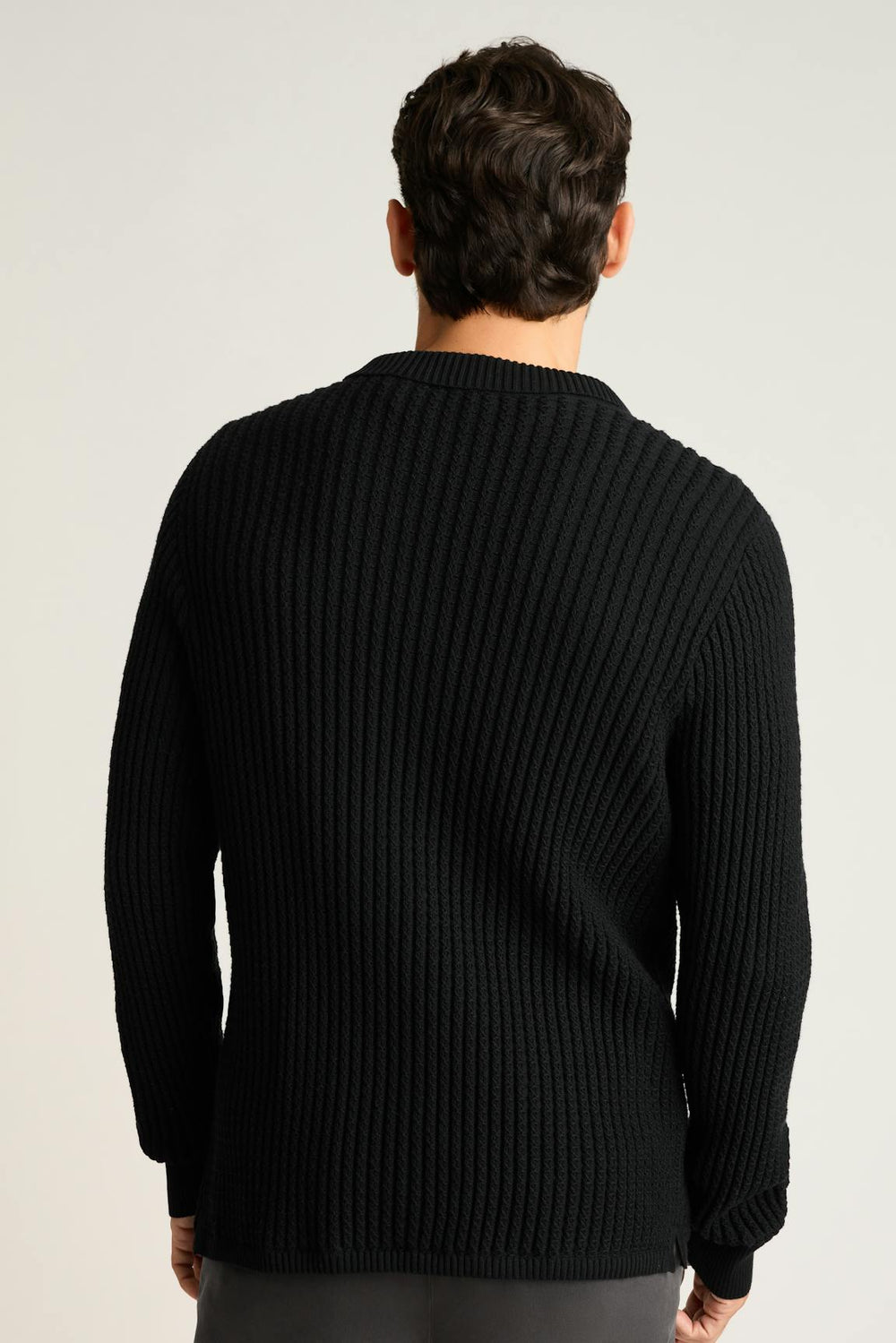 Hudson Long Sleeve Sweater Polo