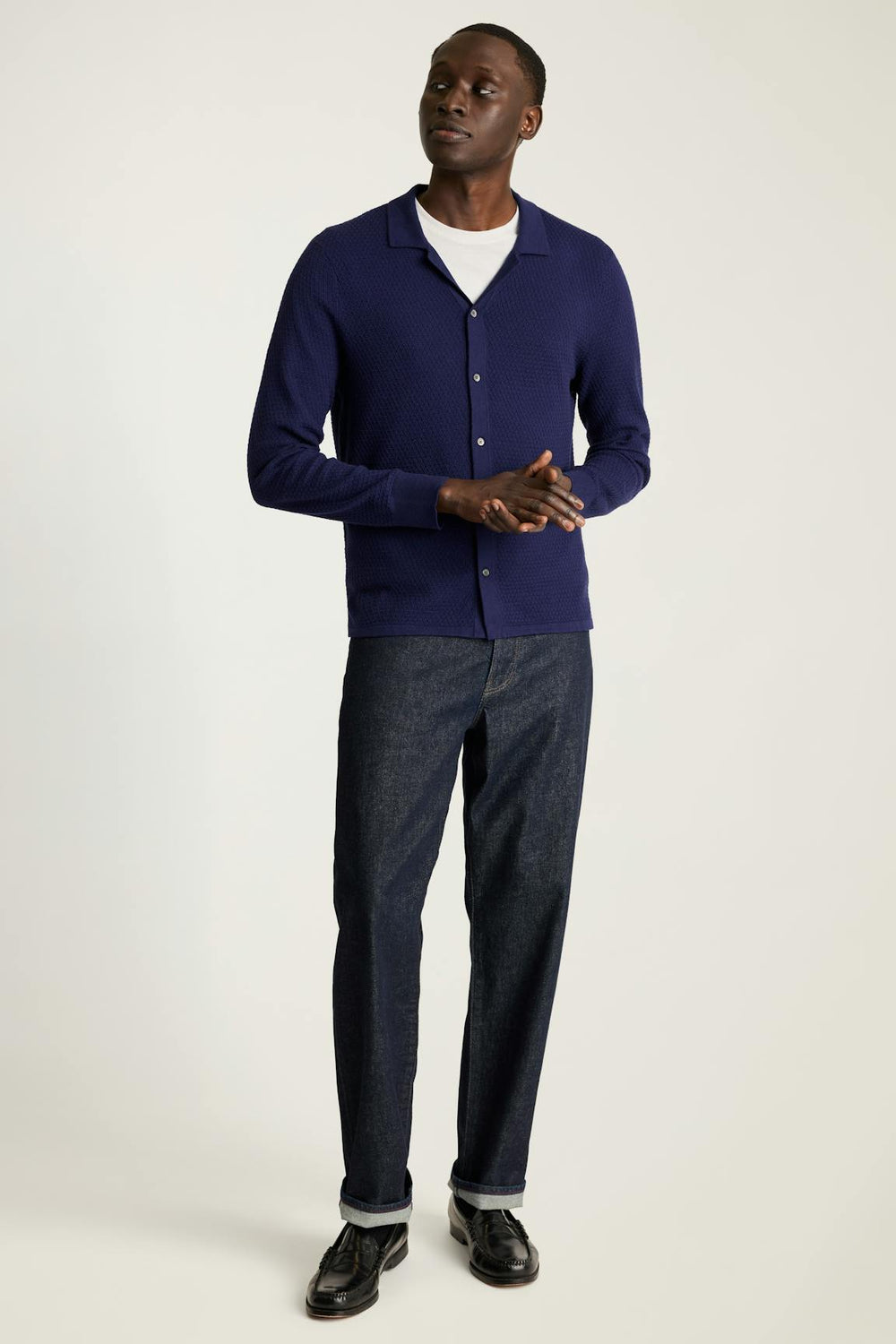 Hudson Long Sleeve Sweater Polo