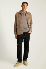 Merino Long Sleeve Sweater Polo