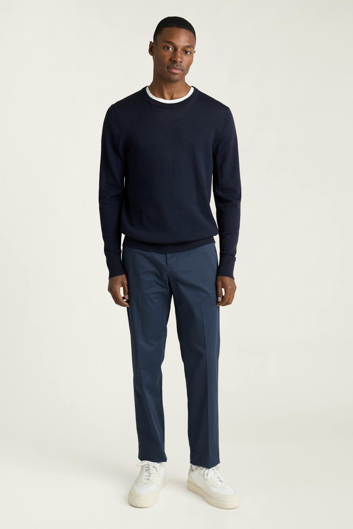 Washable Merino Crew Neck Sweater