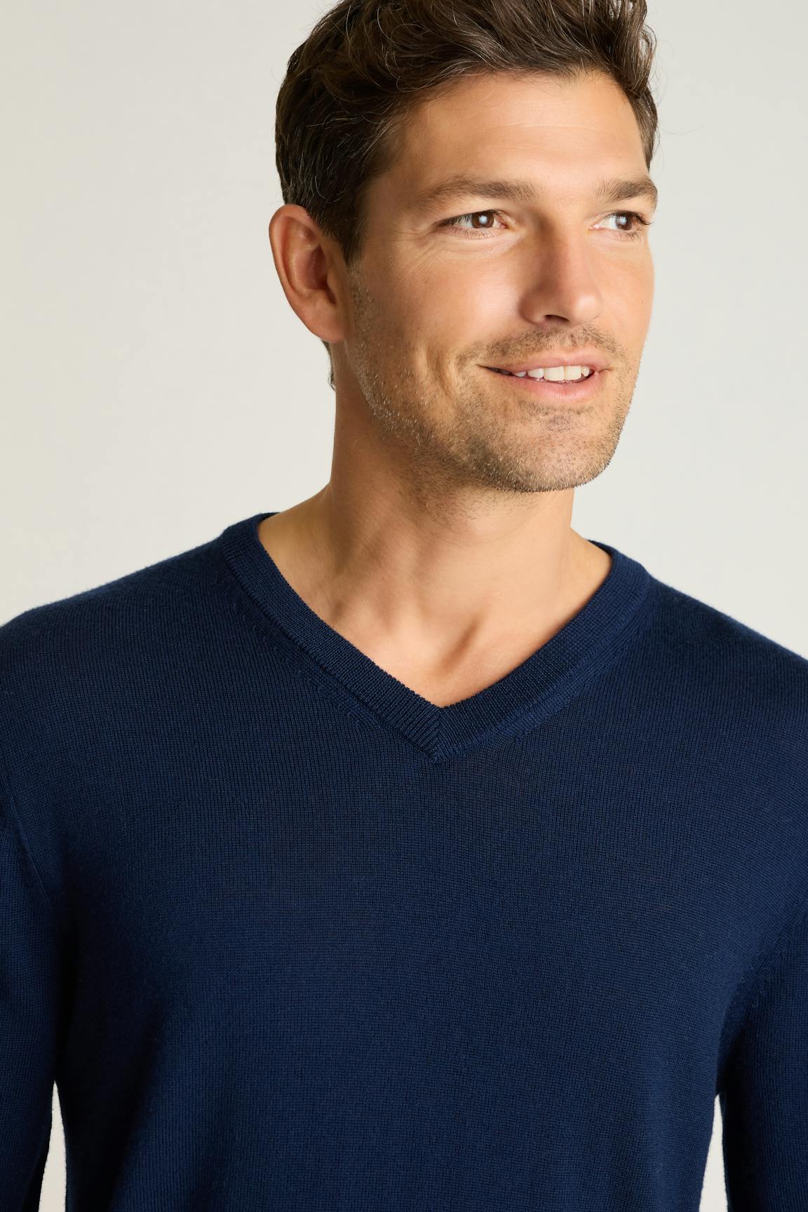 Washable Merino V-Neck Sweater