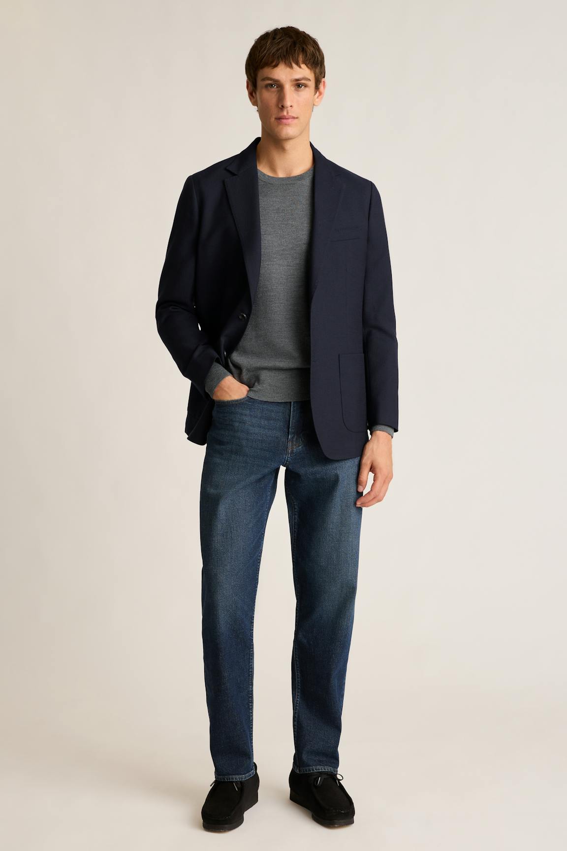 Washable Merino Crew Neck Sweater