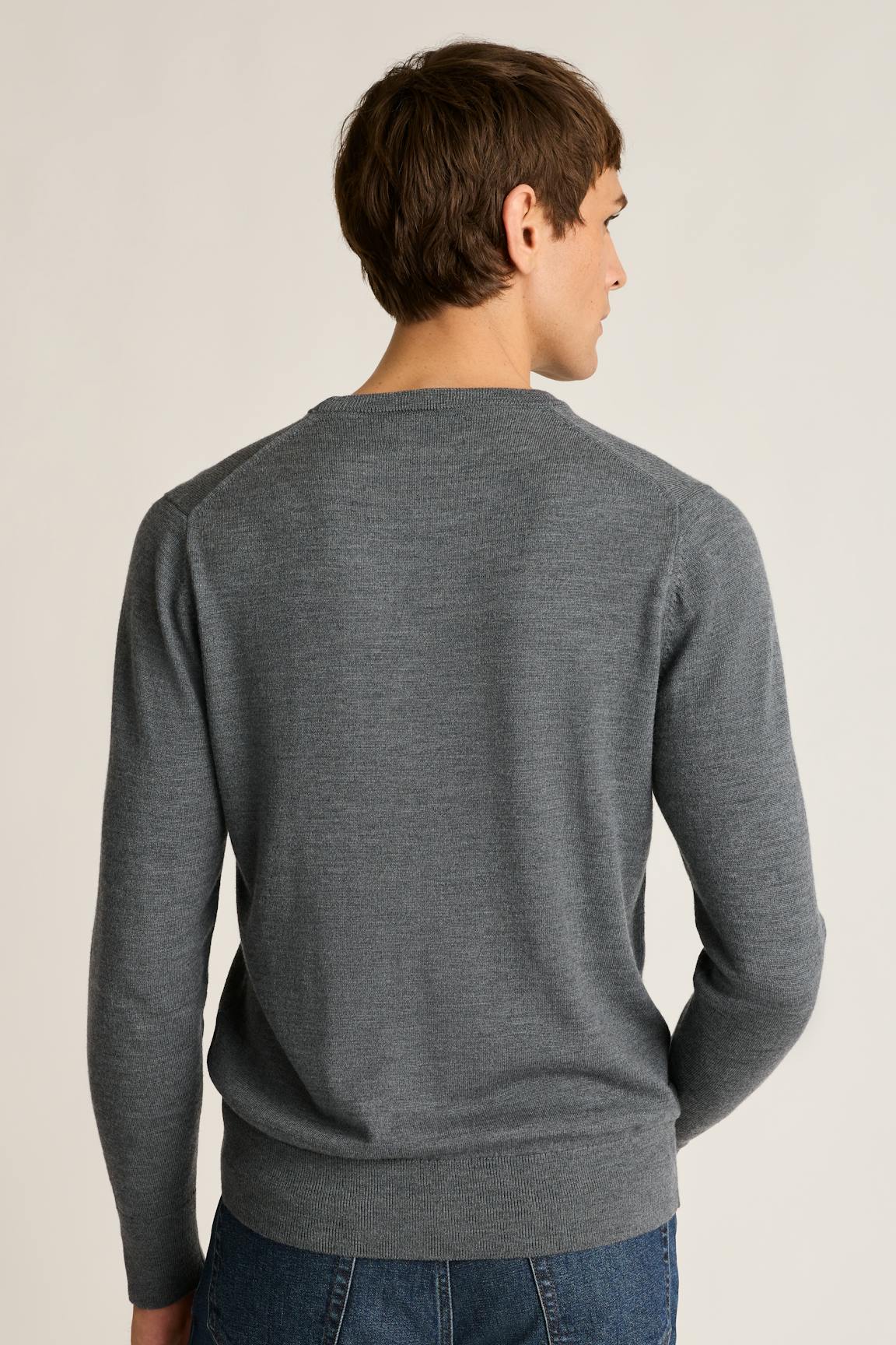 Washable Merino Crew Neck Sweater