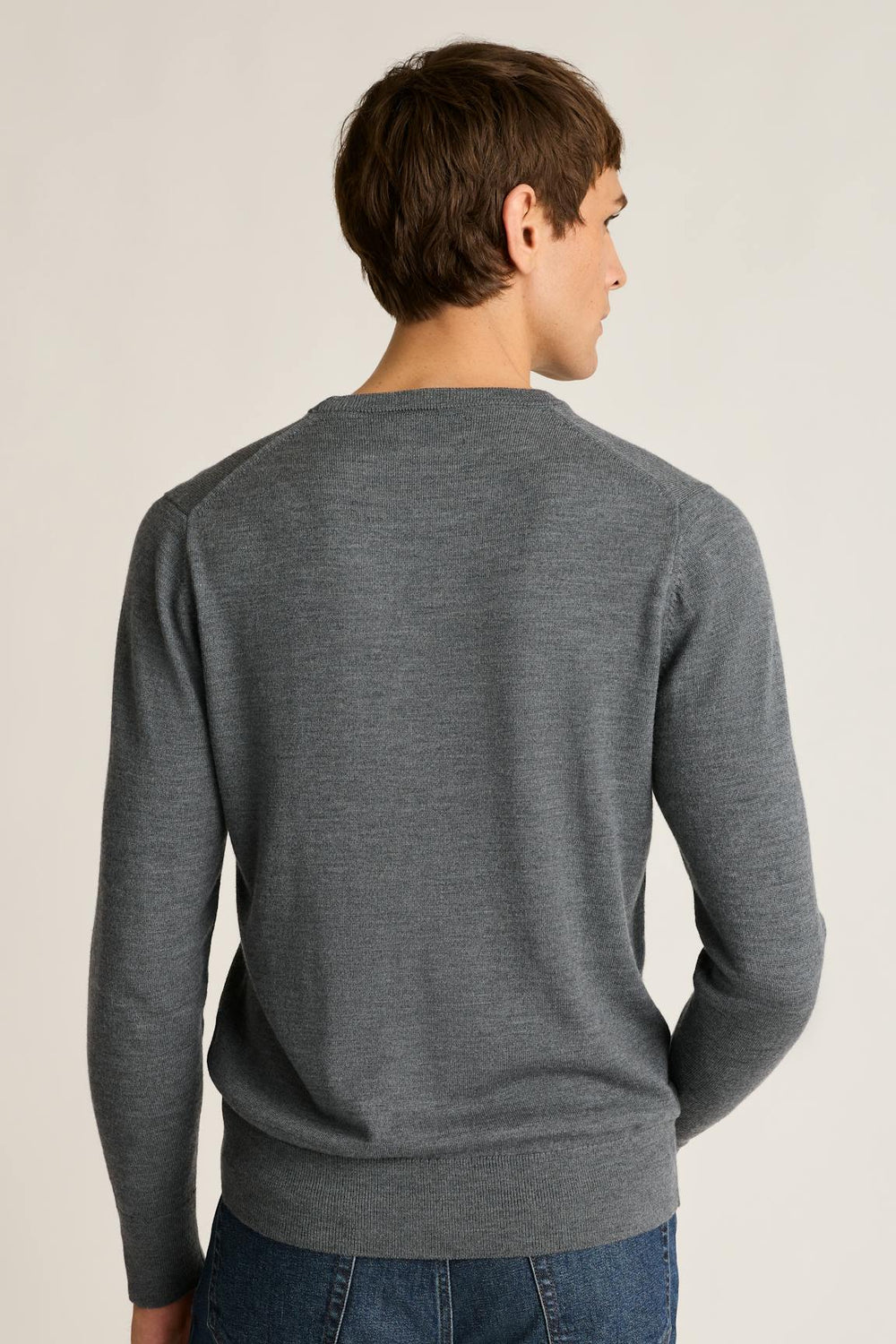 Washable Merino Crew Neck Sweater