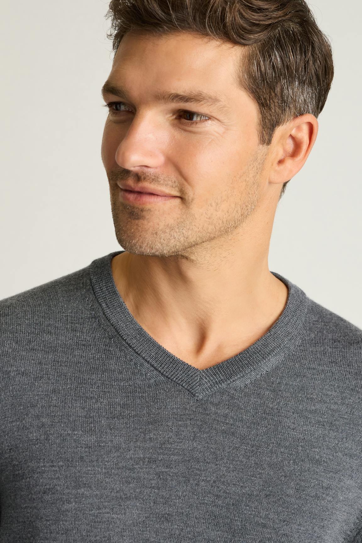 Washable Merino V-Neck Sweater