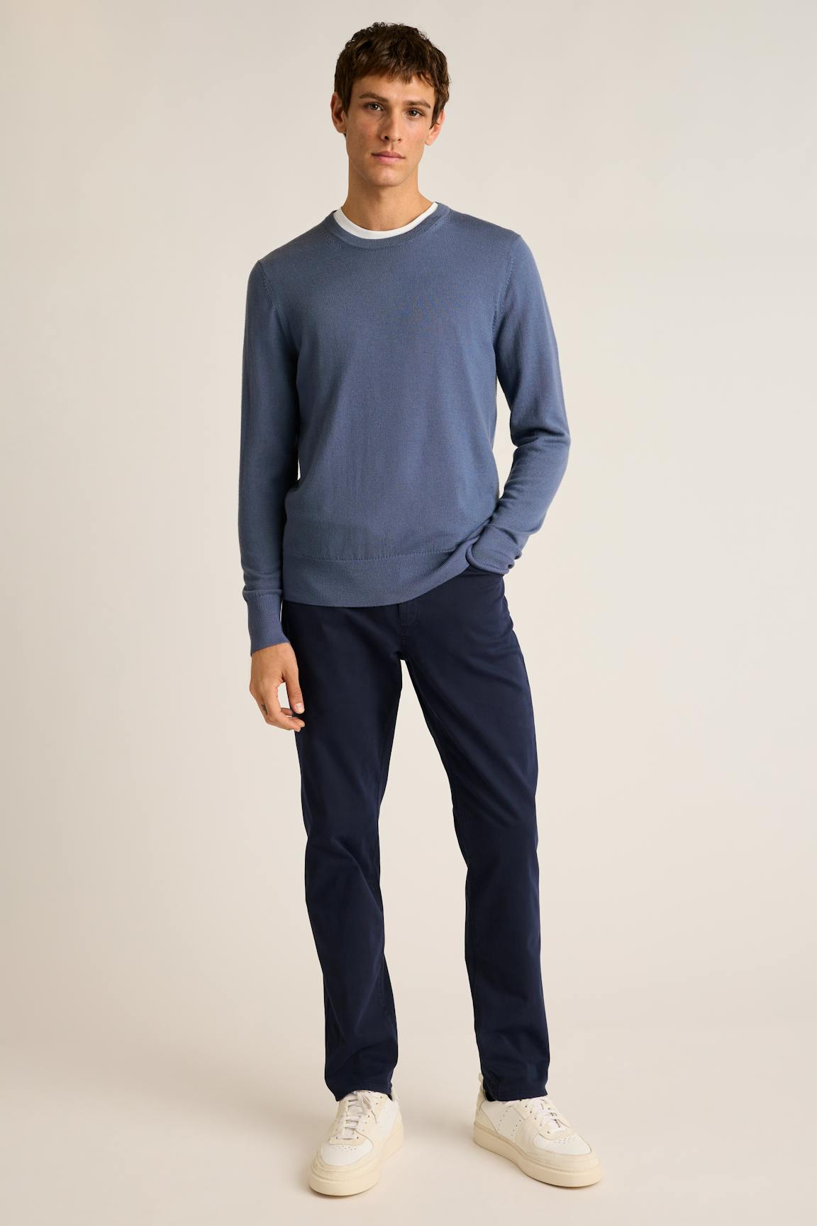 Washable Merino Crew Neck Sweater