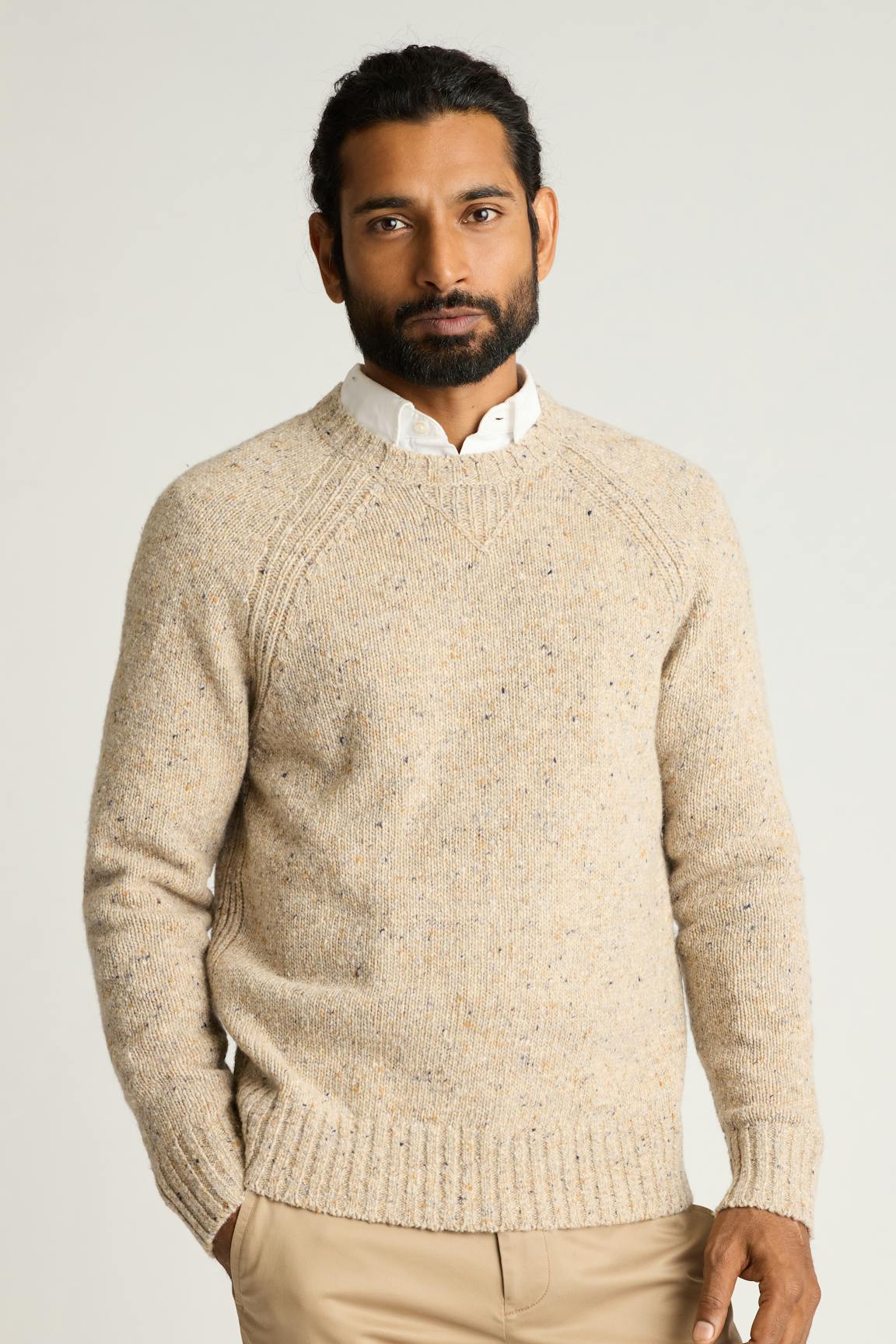 Donegal Crew Neck Sweater