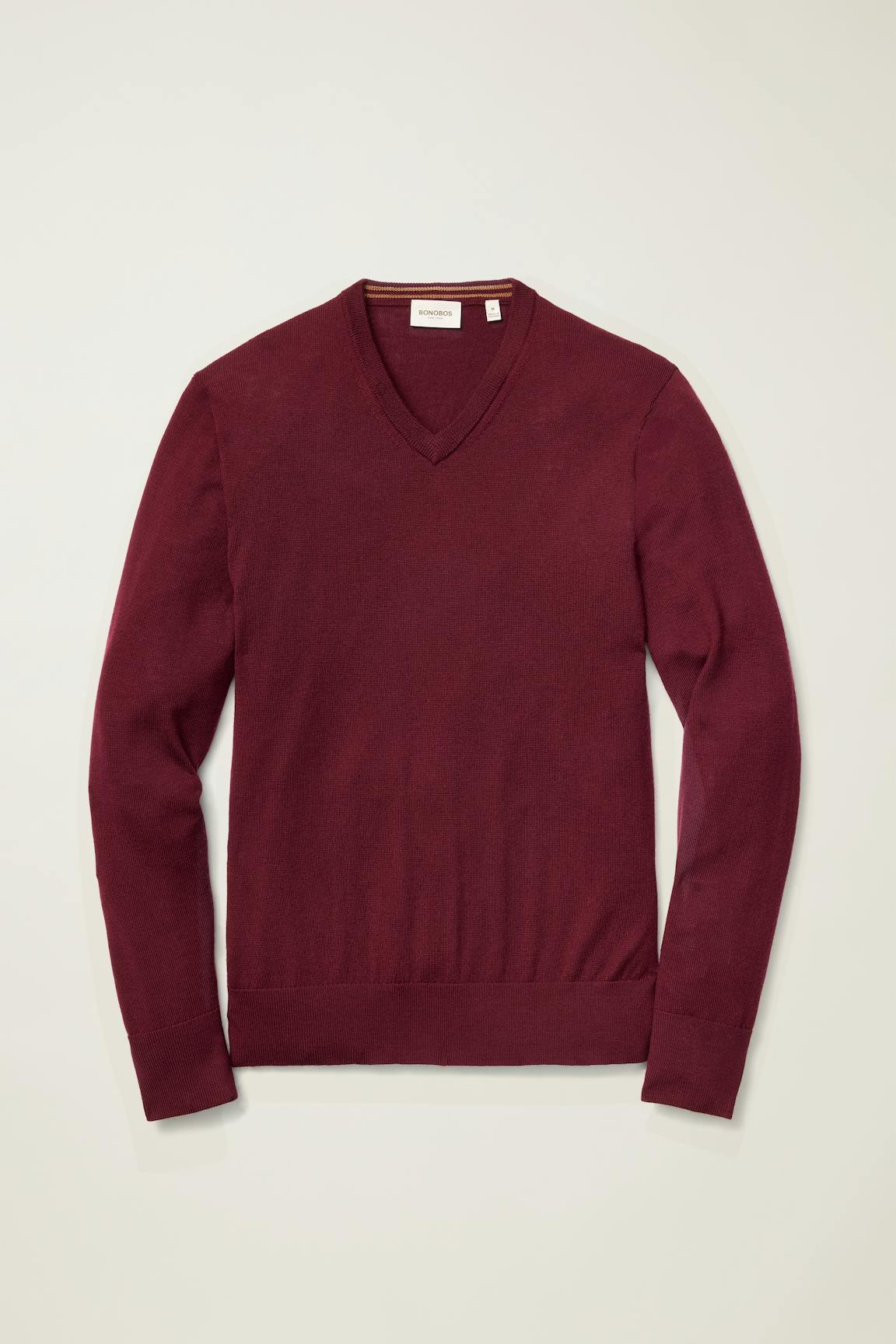 Washable Merino V-Neck Sweater