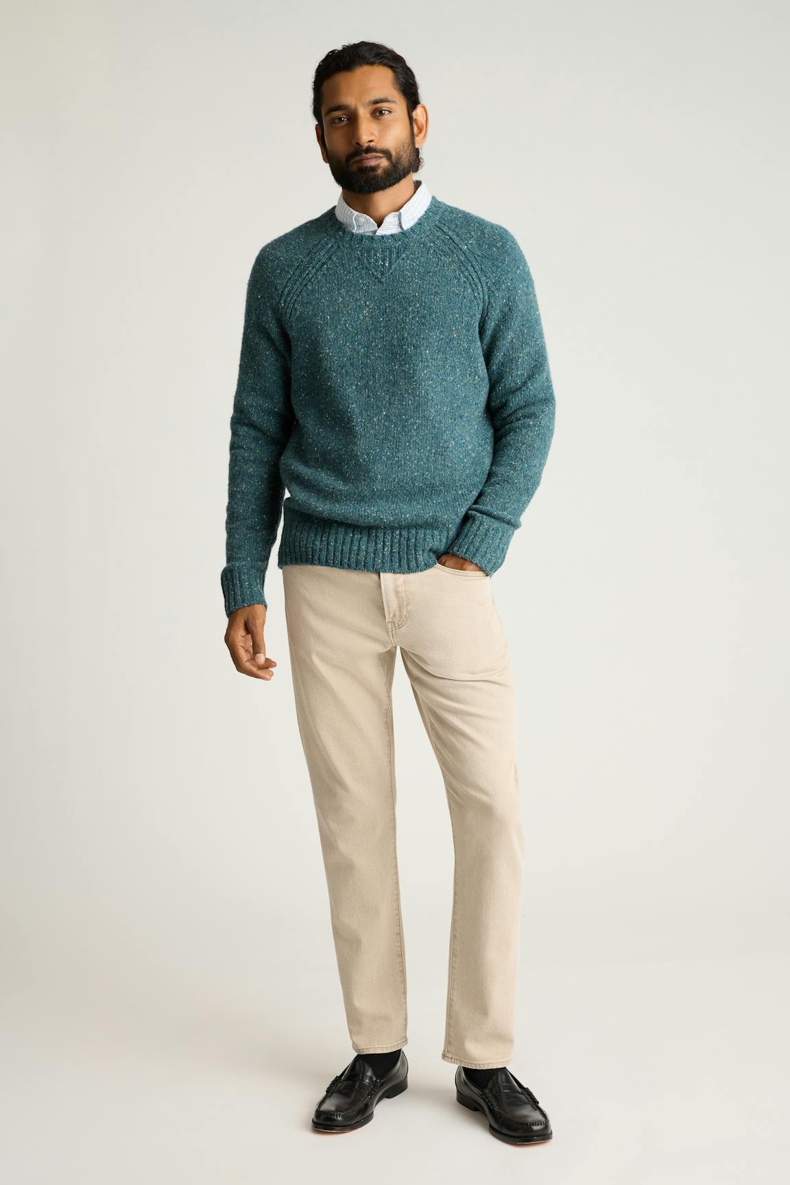 Donegal Crew Neck Sweater