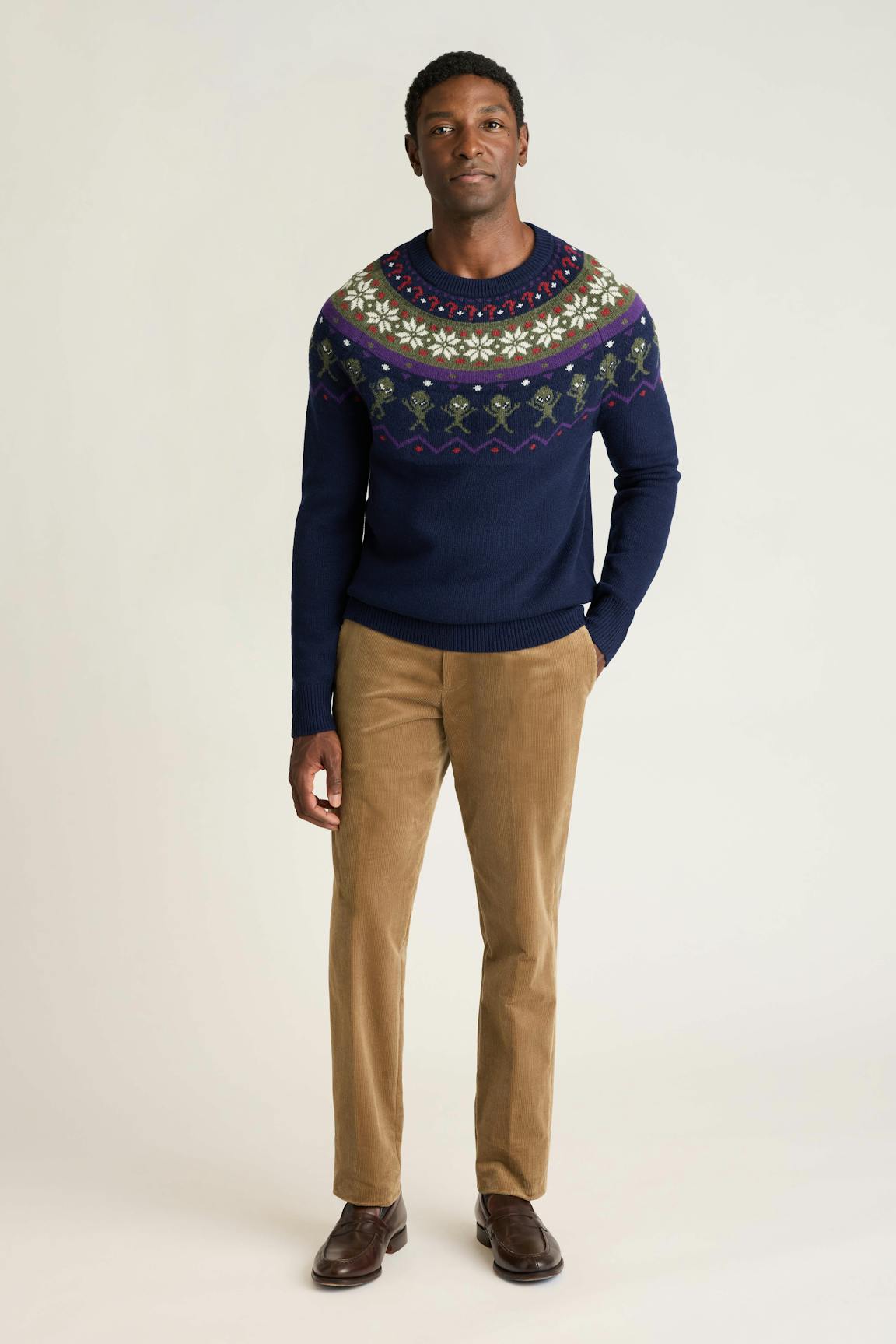 Phone Home Fair Isle Sweater