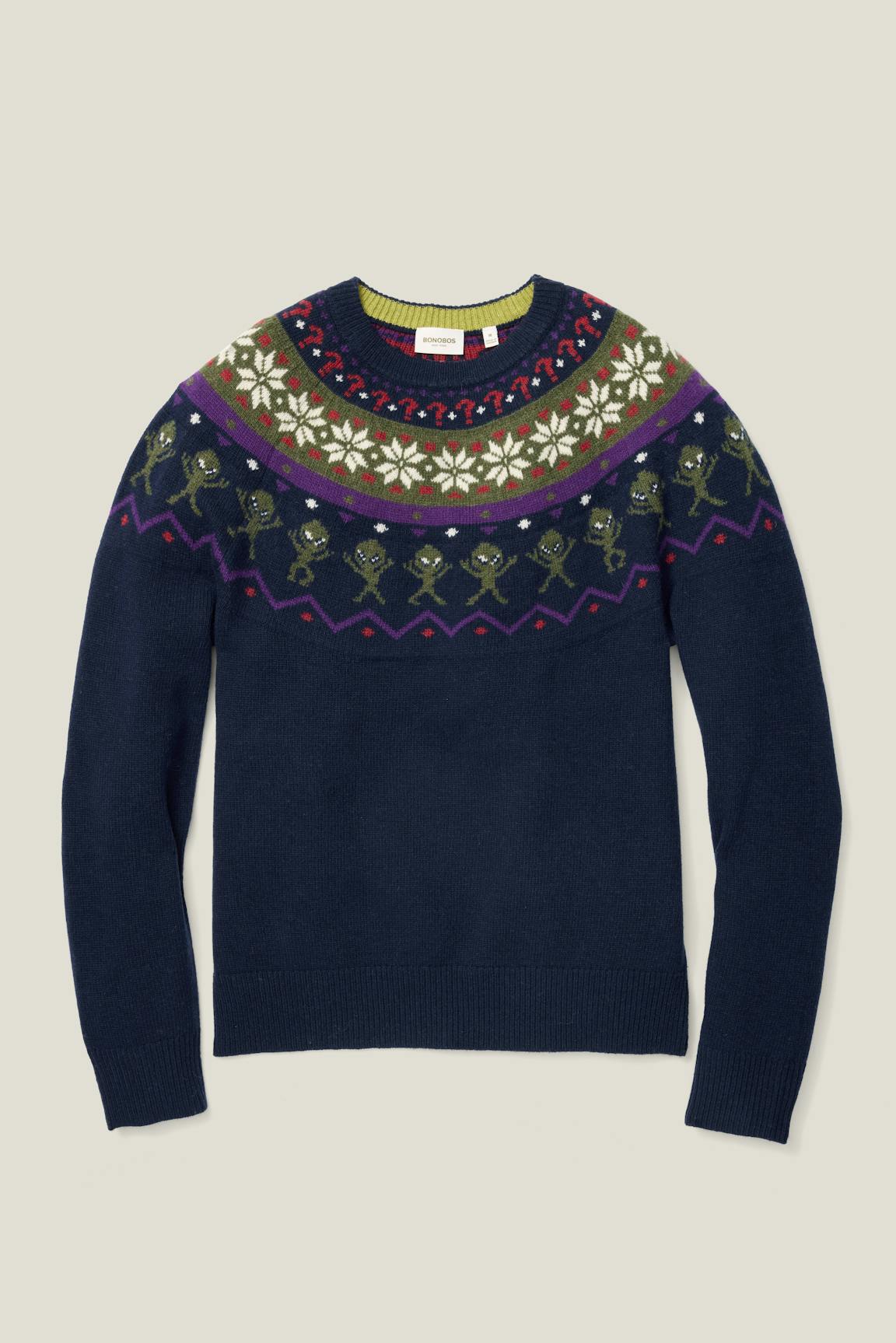 Phone Home Fair Isle Sweater