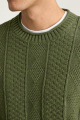 Cotton Cashmere Roll Neck Sweater