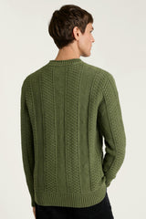 Cotton Cashmere Roll Neck Sweater