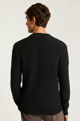 Cotton Cashmere Henley Sweater