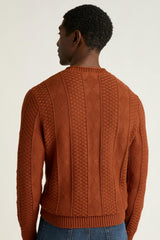 Cotton Cashmere Roll Neck Sweater