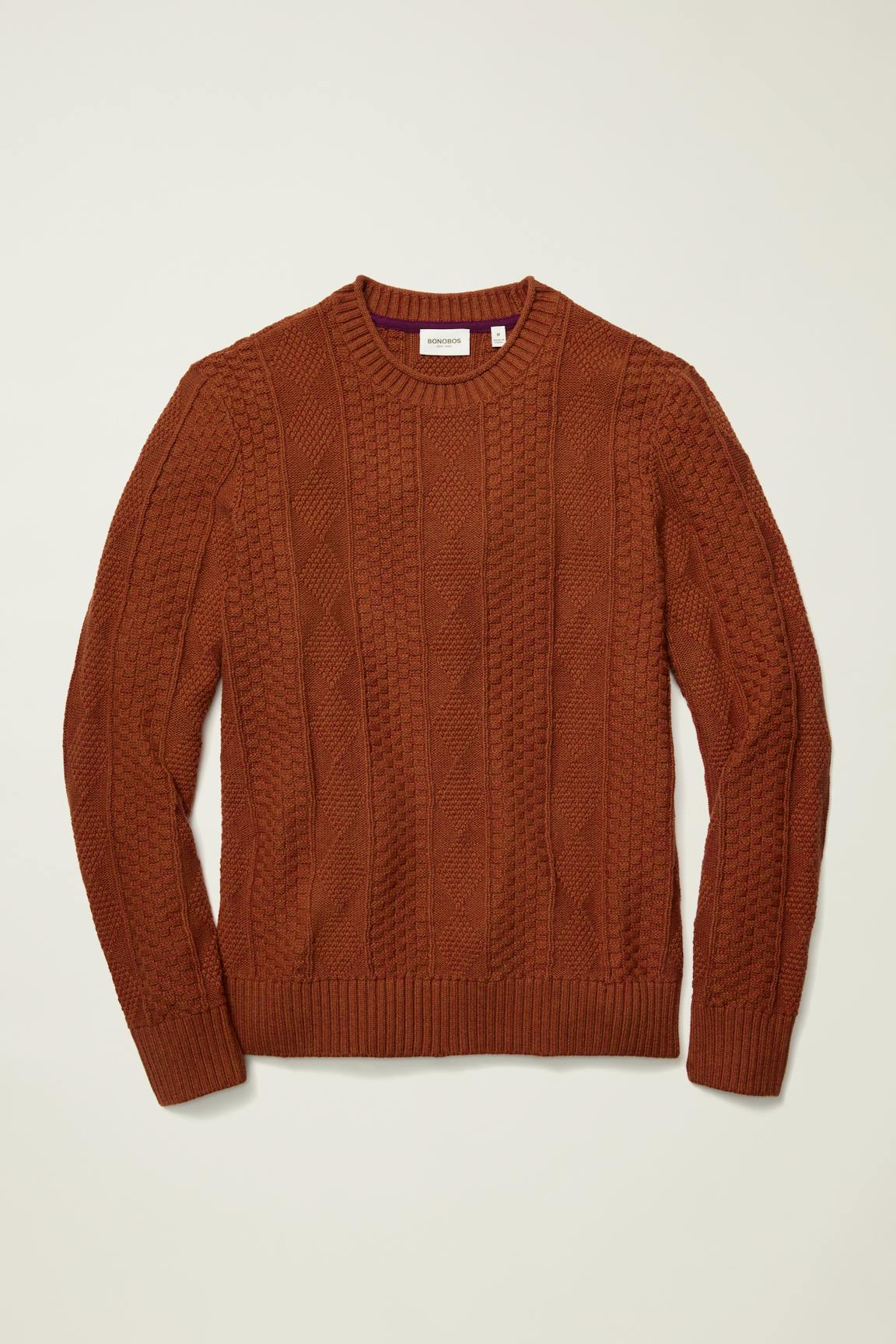 Cotton Cashmere Roll Neck Sweater