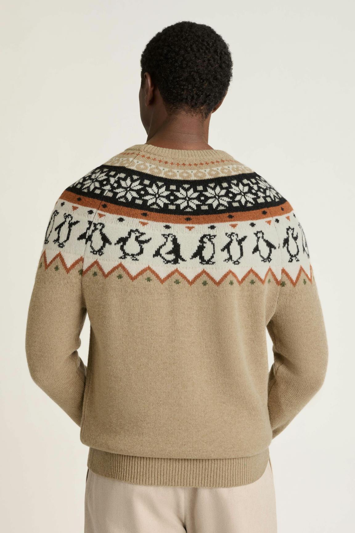 Disco Penguin Fair Isle Sweater
