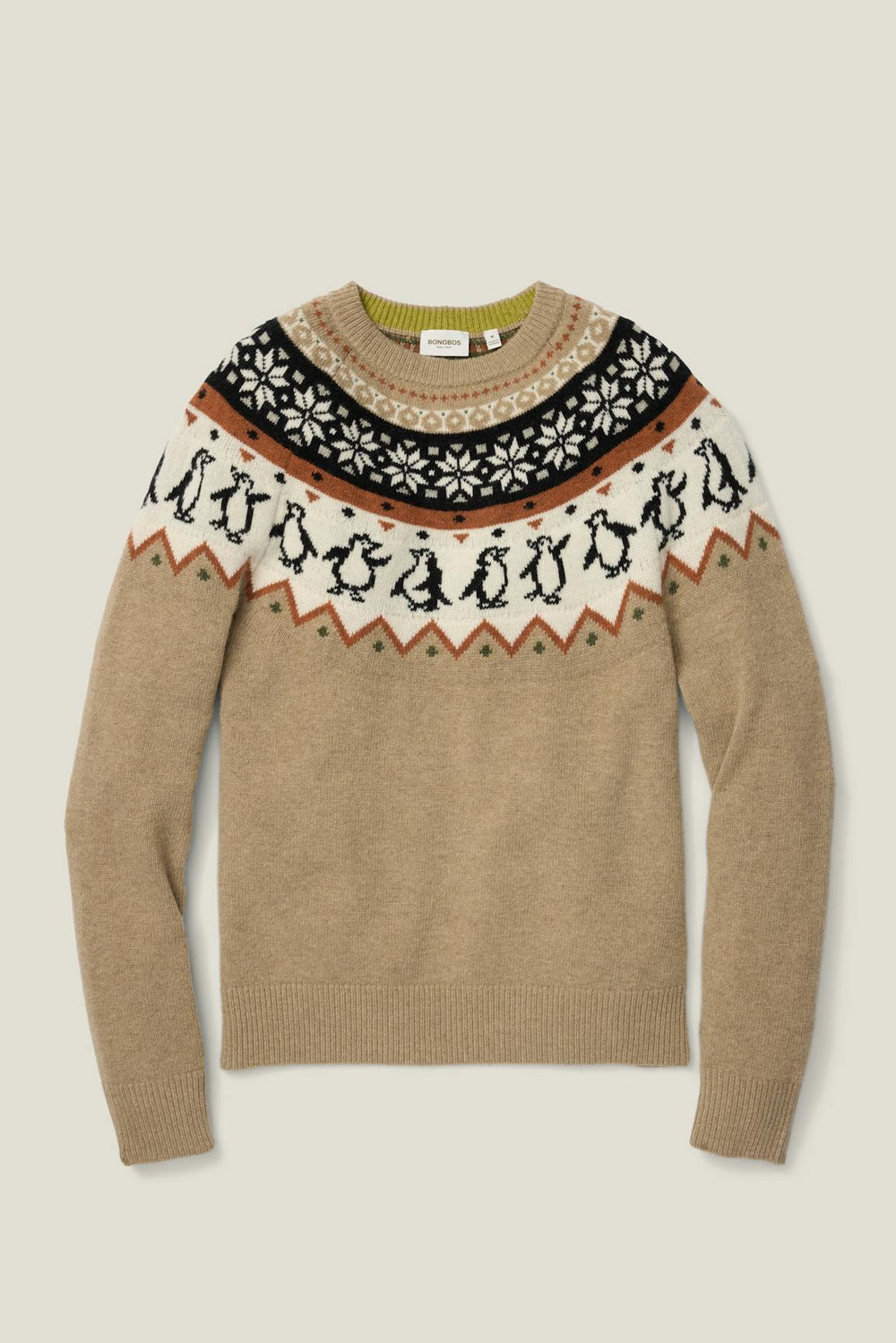 Disco Penguin Fair Isle Sweater