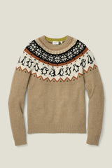 Disco Penguin Fair Isle Sweater