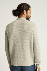 Merino Blend Mock Neck Sweater