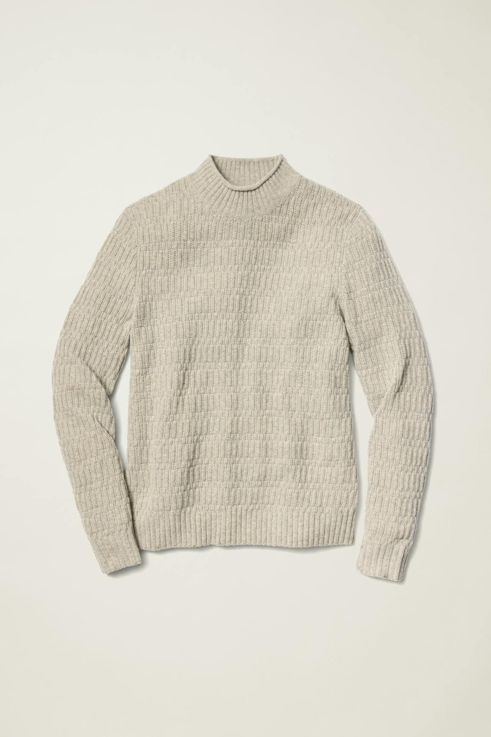 Merino Blend Mock Neck Sweater